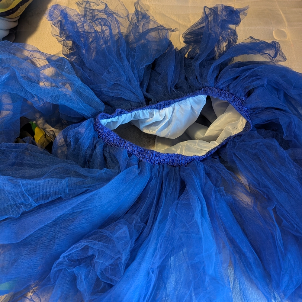 Vibrant Blue Tulle Skirt